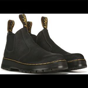 Dr. Martens Slip Resistant Leather Chelsea Boots